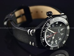 Tresod Men Ocean Master Swiss Made SW200 Automatic Black DLC Ceramic Bezel Watch