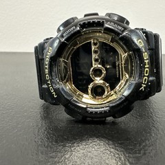 Preowned Casio Black Gold G-shock GD-100GB-1 55×51.2×17.4mm 72g