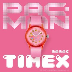 Timex Pac-Man Collaboration Camper TW2V93900 Quartz 30mm Wrist Watch PINK