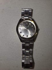 Guess Inc. 1996 JAPAN Movement Stainless Steel Silver Watch Not-Working Vintage