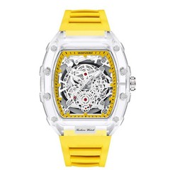 KIMSDUN Transparent Men’s Watch Quartz Wristwatch Luminous Waterproof watch