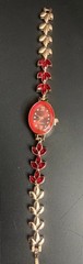 New Quartz Women’s Red Leaf Gold Watch