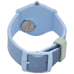 Swatch Frozen Waterfall Quartz Blue Dial Ladies Watch SO31L100