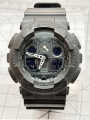 Casio GA-100-1A1 G-Shock 51mm Quartz Ana-Digi Chronograph New Battery