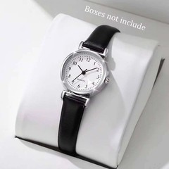 1pc Of Fashion Small Dial Women Watches Casual Leather Band Quartz Watch