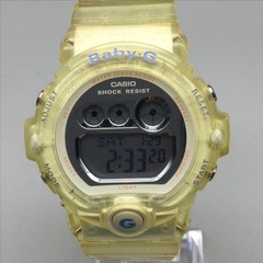Casio Baby-G 3297 BG-6900 Womens Watch 45mm Digital Yellow Resin New Battery