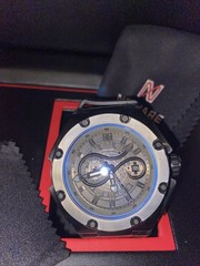 NSquare Black and Gunmetal SnakeKing Automatic Watch 46mm with reference N10.5