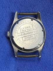LEOBE 17 Jewels Swiss Mechanical Mens Watch Incabloc Antimagnetic 1950s VTG READ