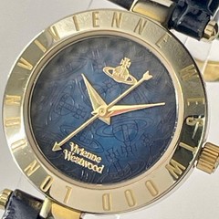 Vivienne Westwood Watch Navy Gold YA0007