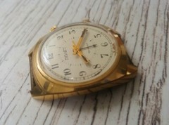 Poljot signal alarm mechanical wrist watch 18 jewel 2612 SU USSR rare