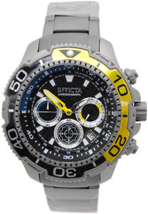 Invicta Commander TI-22 Titanium Men’s 48mm Yellow Black Chrono Watch 49492