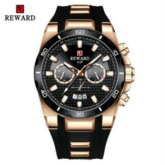 REWARD Men Sport Watches Chronograph Wristwatch Male Multifunction Quartz Watch