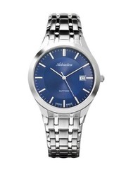 ADRIATICA Men Quartz Casual Watch Classic Dress Blue Dial Waterproof Swiss