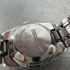 Seiko 5 Automatic Watch Women 25mm Pink Dial Silver Tone Daydate 4207-01A0 Runs