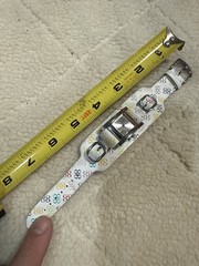 Guess Women’s Watch Multicolor Logo Leather Strap Square Face Quartz
