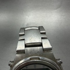 Alba ROOX Watch Men 40mm Analog Digital Silver Tone Alarm Chrono NX02-0B00 Works