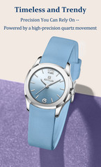 REWARD Women’s Silicone Gradient Sunray Dial Exquisite Luminous Quartz Watch