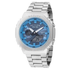 Activa Signal X Invicta Digital Unisex Watch – 45.5mm, Silver (ACWM423-004)