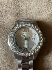 Invicta I-Force 15291 Crystal Bezel Stainless Watch 45mm Working