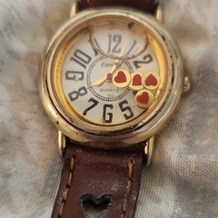 Eternity Ladies Watch with Hearts Floating Dial