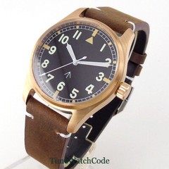 39mm Solid Bronze CUSN8 NH35A/PT5000 Diving Automatic Mens Watch Sapphire Glass