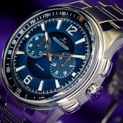 JLC Jaeger-LeCoultre Polaris Chronograph Q9028181 42mm Steel Blue 2023 Full Set