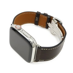 HERMES Apple Watch Series 4 GPS + Cellular Model 44 Stainless Steel Leather