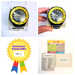 Swatch Special Fun Scuba SUGN101 Reef Jumper Dive Watch NOS