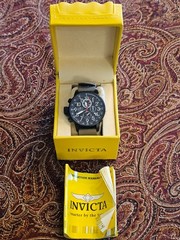 Invicta Force Lefty Men’s Black Watch 1517 NATO Wrist band & New Battery