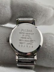 Pulsar Vintage Ladies Petite Watch V811-3020 Rare New Battery Running Mint