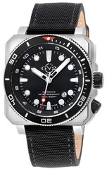 XO small Swiss Made SW200 inner and outer rotating bezel, metal band Black sil