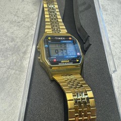 TIMEX T80 PACMAN Limited 40th Anniversary Digital Watch Metal Bracelet