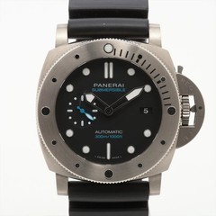 Panerai Submersible PAM01305 TI TI x rubber AT black dial