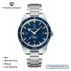 Pagani Design PD-YS005 Blue Diver Stainless Steel Automatic Men’s Watch