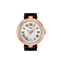 Tissot Bellissima Quartz White Dial Leather Strap Watch 26mm T1260103601300