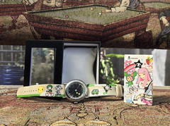 TOKIDOKI 2008 eco solar analog watch w/ box and papers