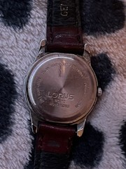 Lorus Disney Minnie Mouse Women’s Quartz Analog Watch Brown Leather Strap