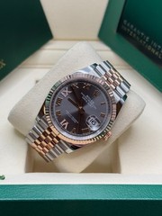 Rolex Datejust 36 NEW 2026 Rhodium Roman 6 9 Diamond Two Tone Rose Gold Jubilee
