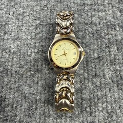 Elgin EM885 Silver & Gold Womens Round Watch #117