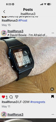Casio LF-20W Quartz Analog/Digital Watch Day/Date Black Resin Gray Dial