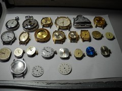 982L Timex & pocket watches Mix Mechanical & few Quartz piece some works 22 pc