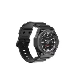 Casio Illuminator Analog Resin Strap Black Dial Quartz MW620H1AV WR100m