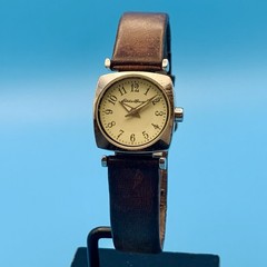 EDDIE BAUER 42102 Women’s Vintage Wristwatch Leather Strap Working New Battery