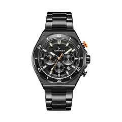 Tornado Strellar X Men’s Multi Function Watch | Black Dial, 45mm, 100 m (10 ATM)