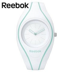 Reebok White and Teal Women’s Sports Wrist Watch RF-RSE-L2-PWIW-WK New Old Stock