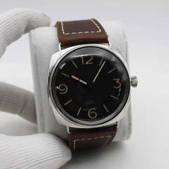 Panerai Radiomir 3 Days 47mm Steel Black Dial Hand Wind Mens Watch PAM00721