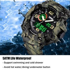 Gosasa Men’s Large Face Outdoor Sports xx/big, A _1520_camouflage&green