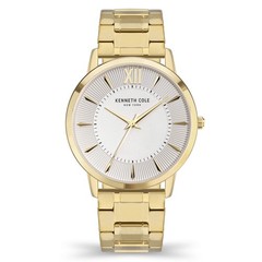 Kenneth Cole Men’s Watch Silver Dial Yellow Gold Bracelet KCWGG2179106