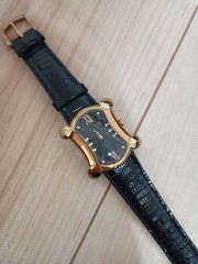 Celine Macadam Analog Quartz Women Watch Diamond 10P Diamond Triomphe Vintage 46
