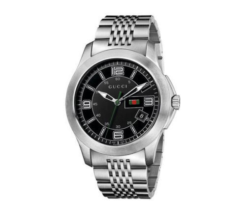 Gucci YA126201 Black Dial Date Stainless Steel 126.2 Series Men’s Watch